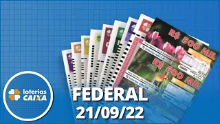 Loterias CAIXA | Federal - 21/09/2022