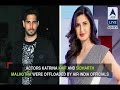 AI officials off load Katrina, Siddharth for delaying flight