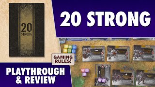 20 Strong - Solar Sentinels - Playthrough & Review