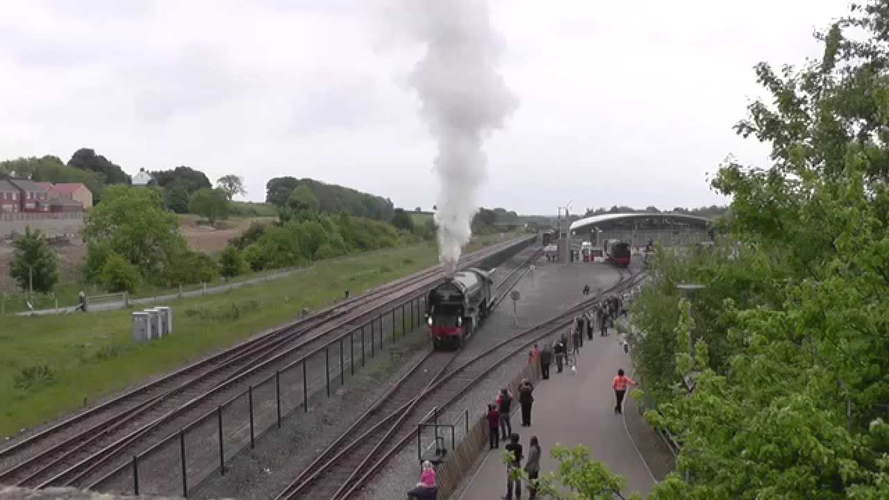 LNER Peppercorn A1 60163 'Tornado' Returns to Service - Locomotion: NRM Shildon - 14/06/2015 - YouTube