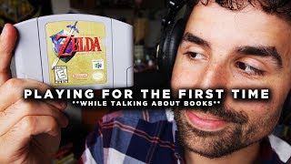 First Gaming Livestream | Ocarina of Time While Chatting About Books