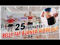 AEROBIC DANCE | 25 Minutes Belly Fat Burner Workout