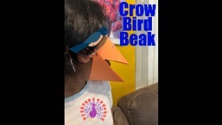 Make A Crow Beak In 5 Minutes Easy Diy Craft For Kids