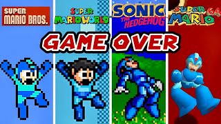 Evolution of Mega Man Death Animations & Game Overs in ROM Hacks