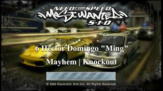 Need For Speed Most Wanted 5-1-0 | 6 Hector Domingo 'Ming' | Mayhem | Knockout Gameplay/Walkthrough