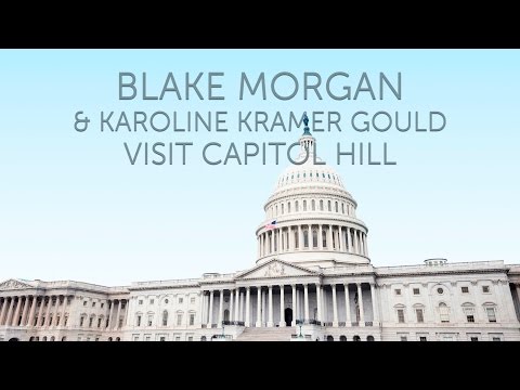 Blake Morgan and Karoline Kramer Gould Visit Capitol Hill