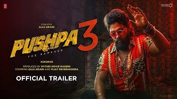 Pushpa 3: The Rampage - Official Trailer | Allu Arjun | Vijay Devarakonda | Rashmika | Sukumar