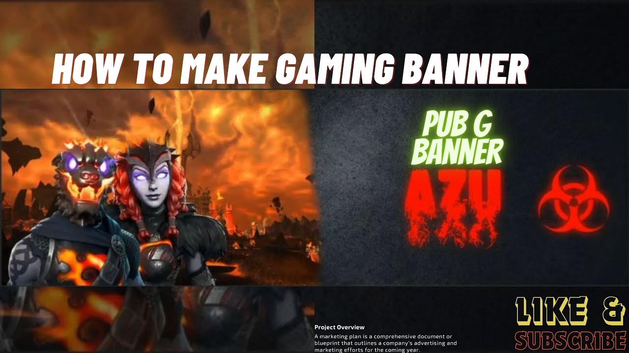 Photoshop Tutorial - Professional Gaming Banner Design