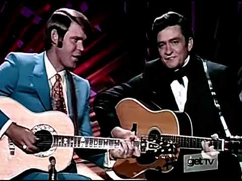 Johnny Cash  Glen Campbell   Tennessee Flat Top Box Live