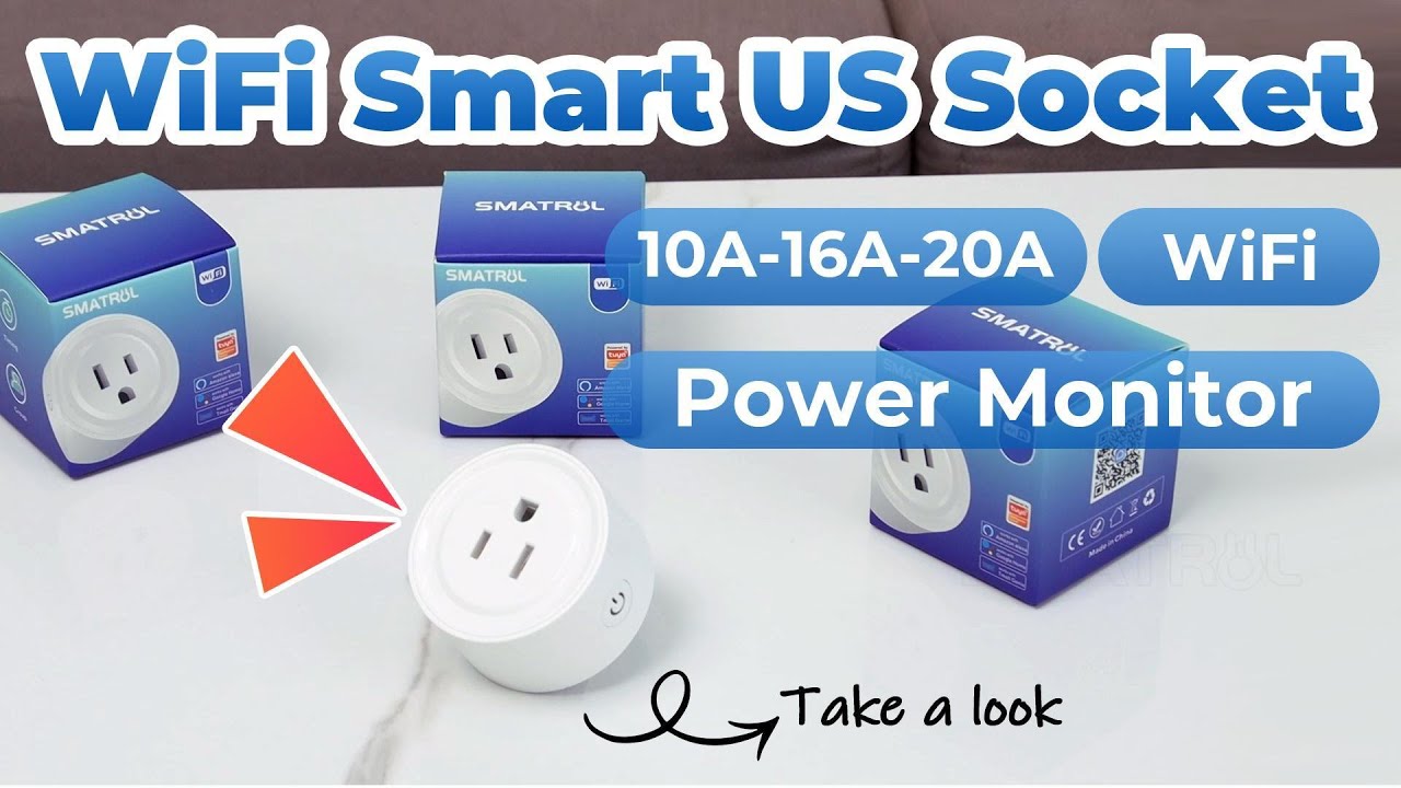 WiFi Smart Plug With Power Monitor