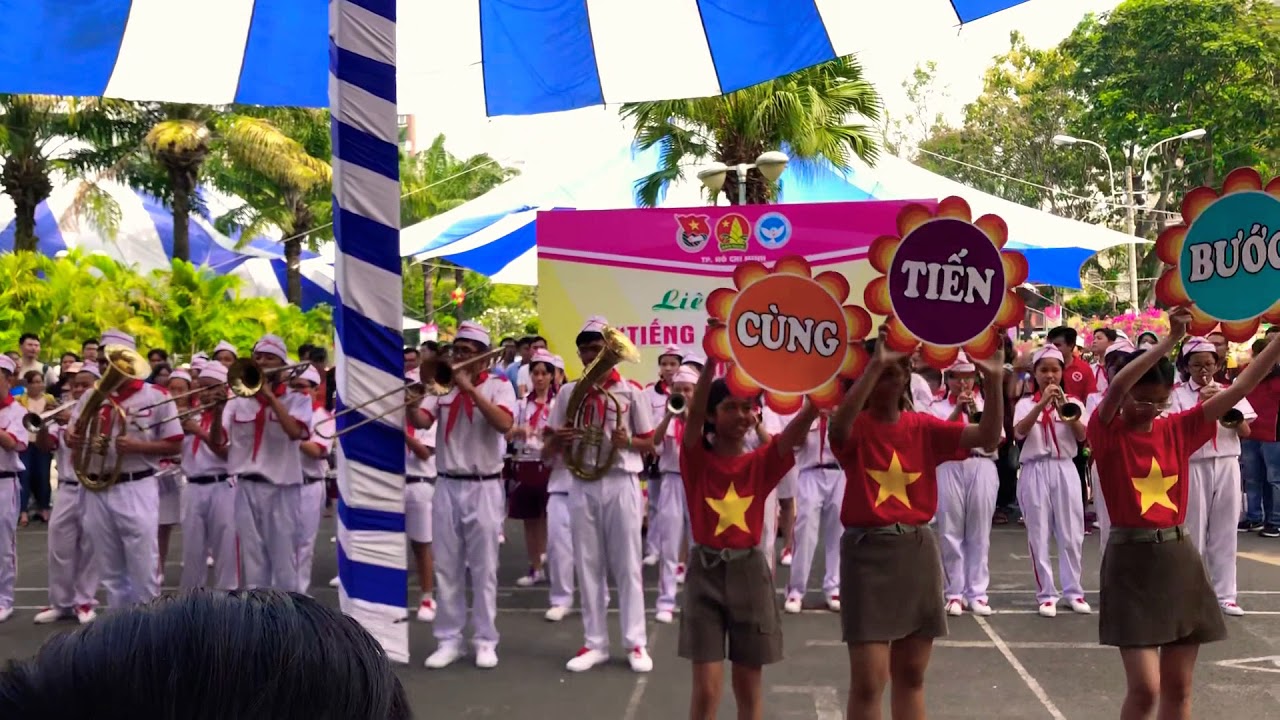 Liên đội THCS Bạch Đằng quận 3 - Liên hoan trống kèn 2018