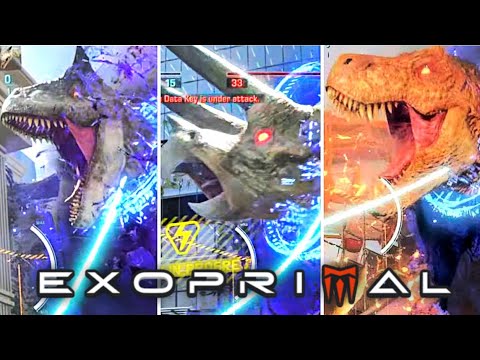 All Playable Dinosaurs High-Level Gameplay [4k HDR] - Exoprimal