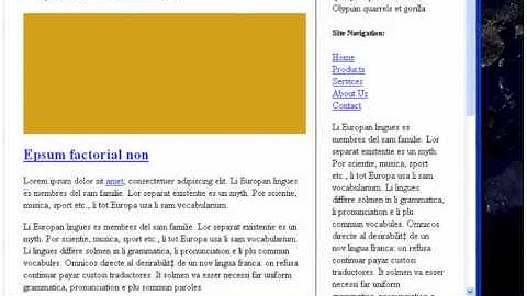 27.- Curso XHTML. Creación diseños con CSS