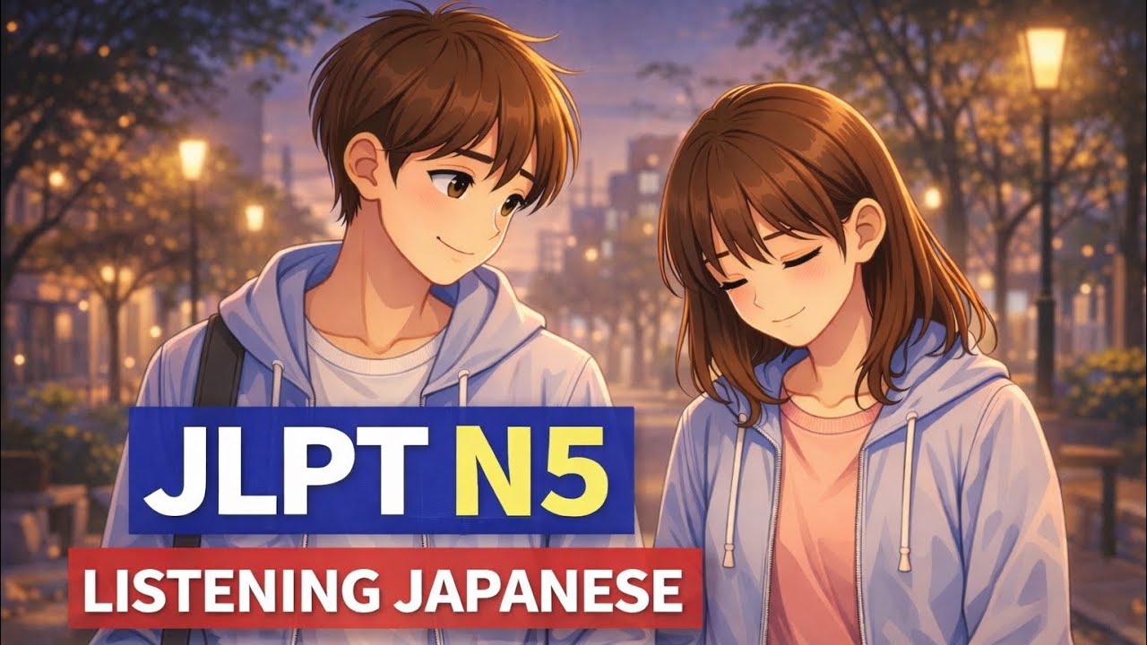 📘✨ JLPT N5 Listening Practice – Easy Japanese Conversation
