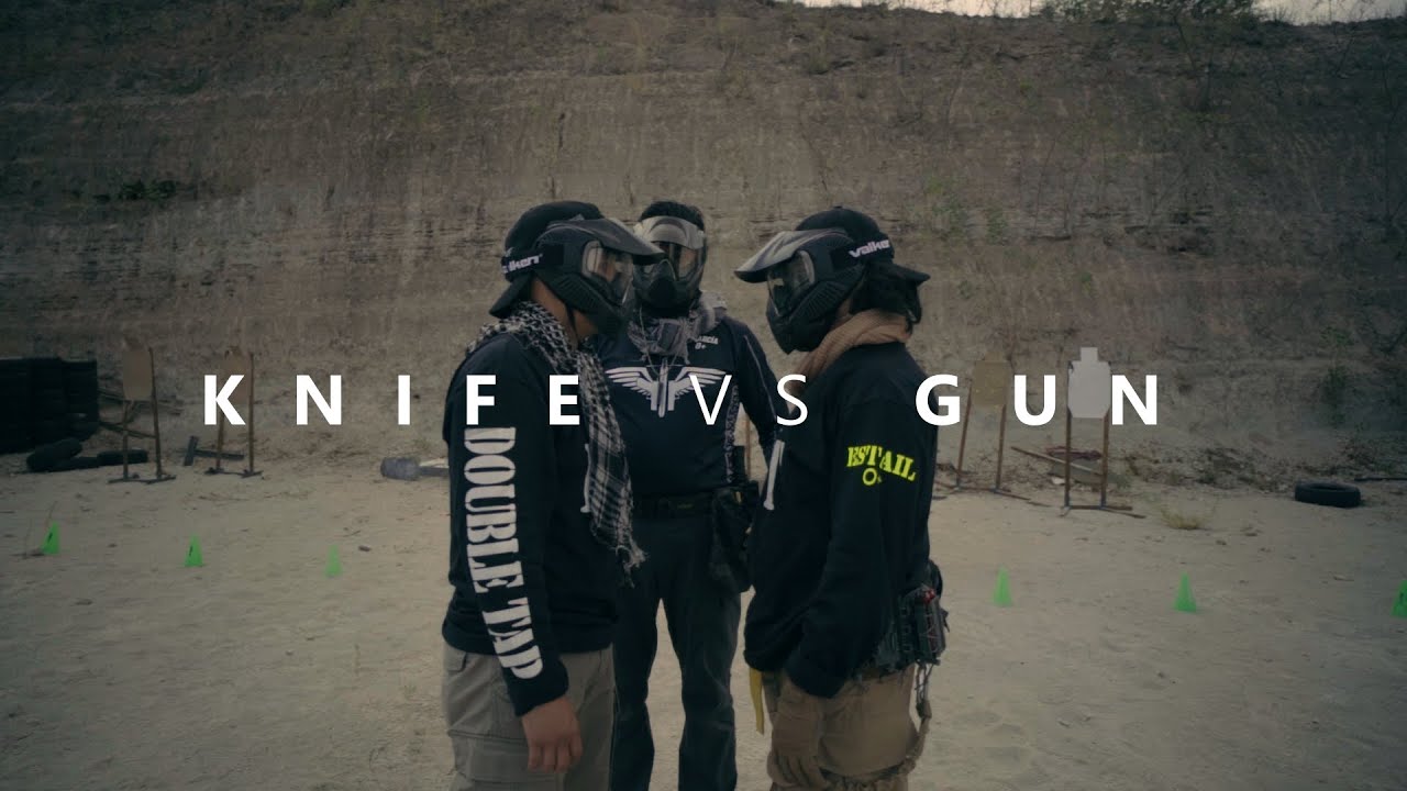 KNIFE VS GUN / DOUBLE TAP TACTICAL YouTube