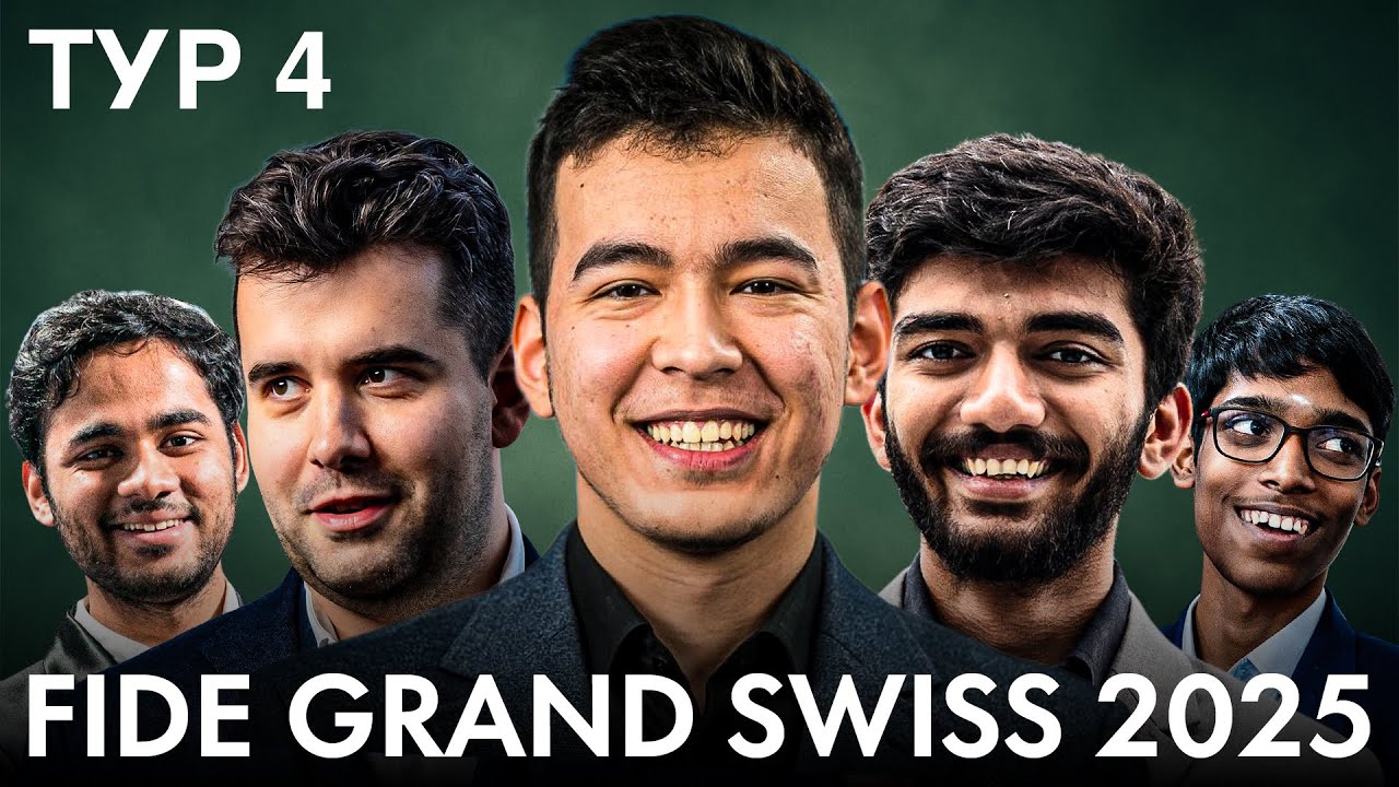 🏆 БИТВЫ ЛИДЕРОВ: Магсудлу vs Абдусатторов, Гукеш vs Эригайси | Большая Швейцарка 2025 | Тур 4