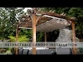Retractable Pergola Canopy Installation - OLT