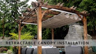 For more info on Pergolas with retractable canopy visit www.outdoorlivingtoday.com.