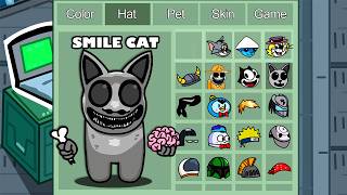Smile Cat Zoonomaly in Among Us ◉ funny animation - 1000 iQ impostor