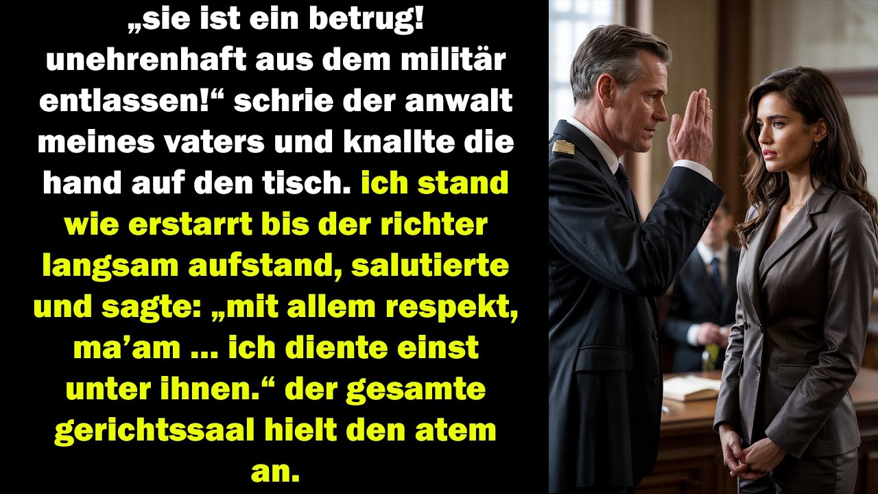 „Der Richter salutierte: ‚Ich diente unter Ihnen.‘ – Der ganze Saal erstarrte.“