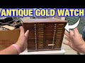 ANTIQUE GOLD WATCH IN FREEMASONS $4200 STORAGE UNIT ~ I bought an abandoned storage LOCKER AND FOUND