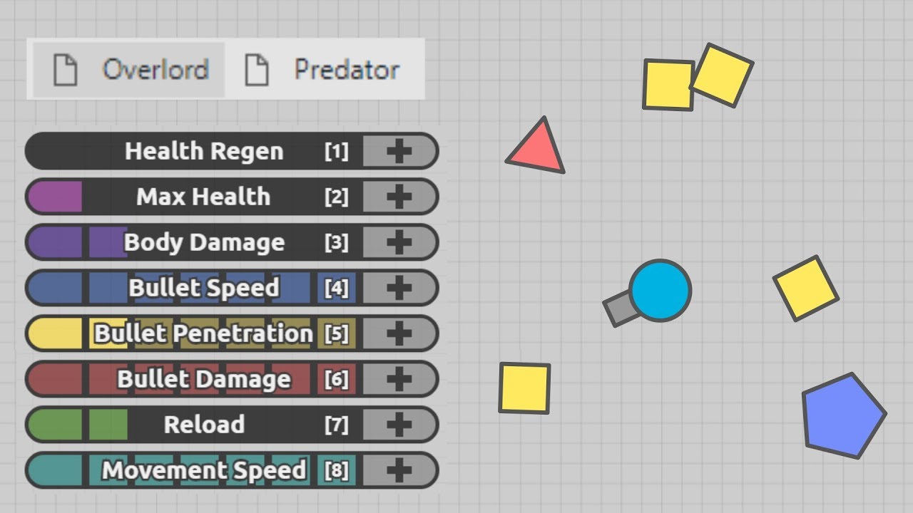 diep.io - What are points, builds, and stats? - Arqade