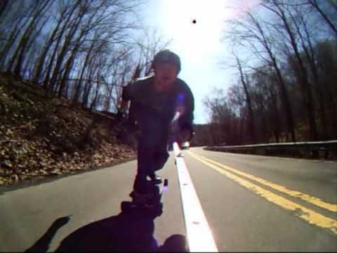 West Virginia Downhill Skateboarding