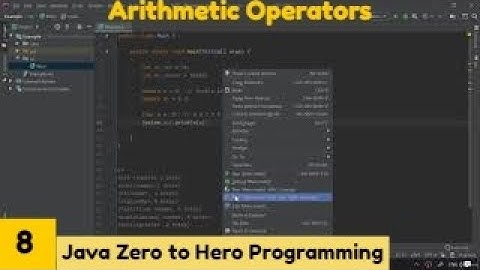 Arithmetic Operators || Java 2021Complete Java MasterClassZero to Hero Programming || Udemy Course