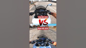 New Pulsar RS200 vs Old RS200🔥😍 Gear Challenge #shorts #rs200