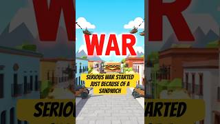 The intense war started just because of sandwich #pastrywar #history #shorts