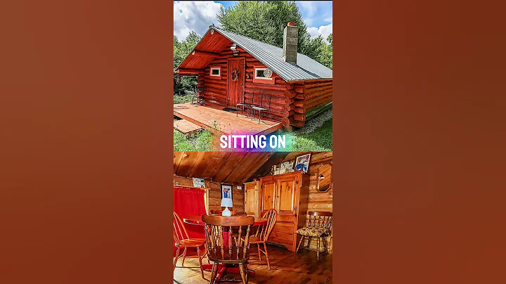 $184K Log Cabin for sale in Maine!