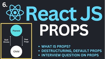 Props in ReactJs Tutorial | Complete React Course #6
