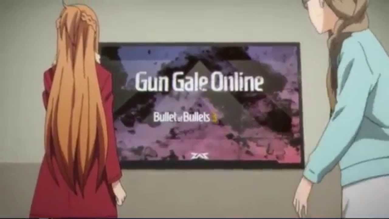 Sword Art Online Episode 12 Asuna See Kirito On Ggo Clip Youtube