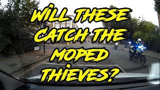 DrivenMad - New Police Motorbikes To Catch Moped Thieves? - London Dashcam
