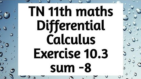 11th maths exercise 10.3 8th sum