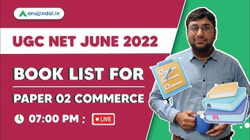 UGC NET June 2022 | Book Lists for Paper 2 Commerce - Shubham Sir