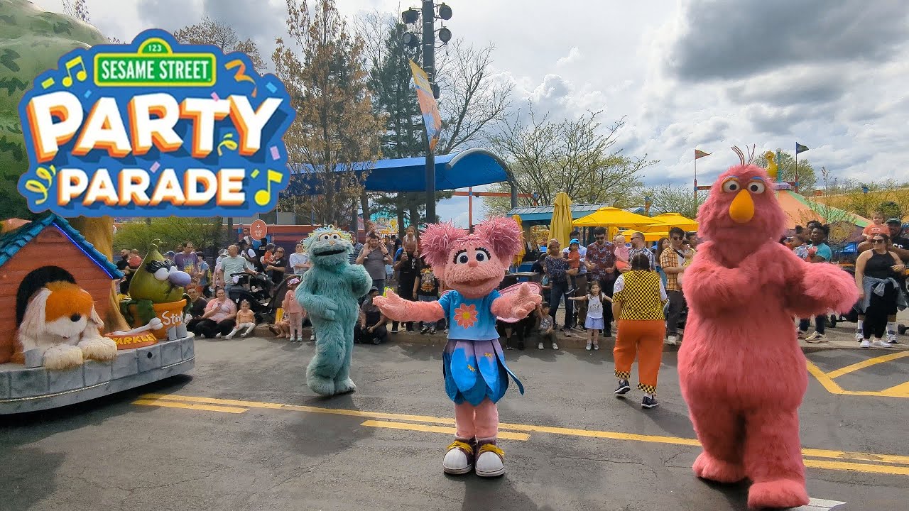 Sesame Street Party Parade | Sesame Place | Elmo’s Springtacular 2023 ...