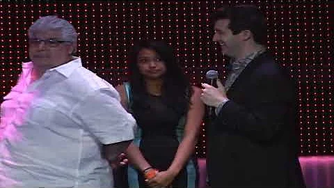 Hypnotist Marc Savard threatened by Italian mobster on stage!