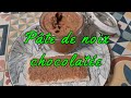 Pte de noix chocolate walnut paste chocolate