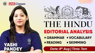8 Aug 2023 | The Hindu Editorial | The Hindu Editorial Analysis | The Hindu Vocab | Yashi Pandey