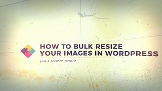 Tutorial: How to Bulk Resize and Optimize your Images | Wordpress Plugin 2019