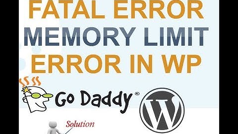 How to Increase PHP Memory Limit in WordPress + Godaddy Server