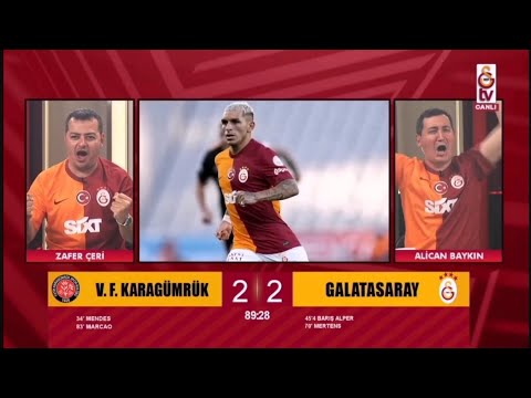 V.F.Karagümrük 2-3 Galatasaray GSTV gol anları 💥 Son dakikalar #gstv #karagümrük #galatasaray