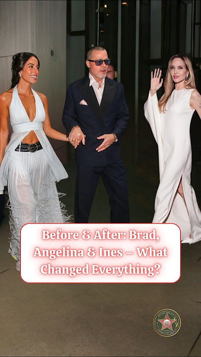Brad Pitt, Angelina Jolie & Ines – Is This The Final Goodbye? 💔