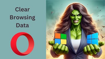 How to Clear Browsing Data in Opera on Windows 11 or 10 | GearUpWindows Tutorial