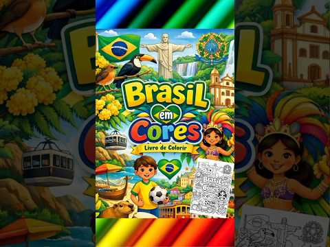 Brasil em Cores 🇧🇷 | Novo Livro de Colorir Inspirado na Cultura Brasileira