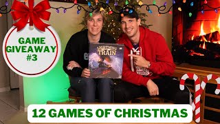!!BOARD GAME GIVEAWAY!! LOREN KNACKS 12 GAMES OF CHRISTMAS | Day 3 | Lightning Train