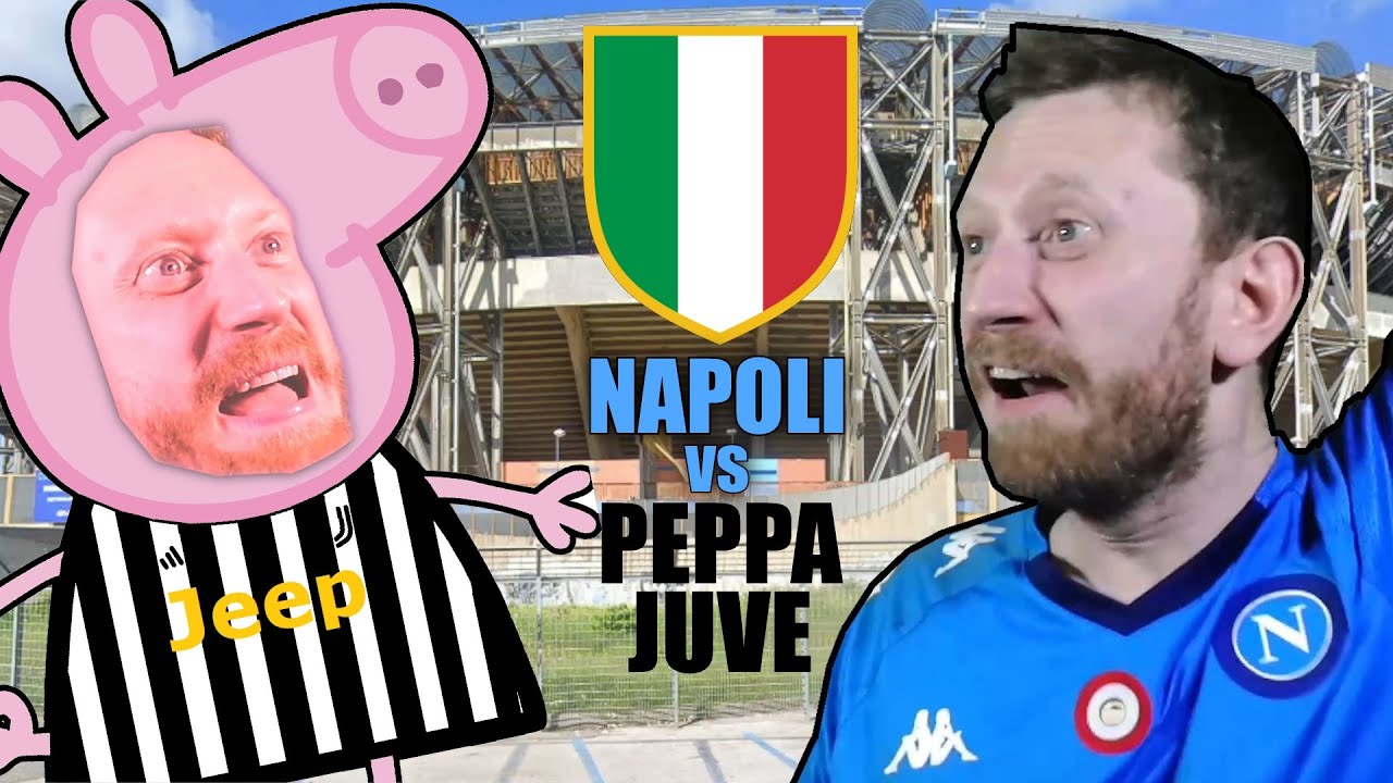 PEPPA PIG tifa Juve a NAPOLI ! ⚽