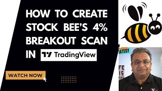 How to create Stockbee's 4% scan in TradingView