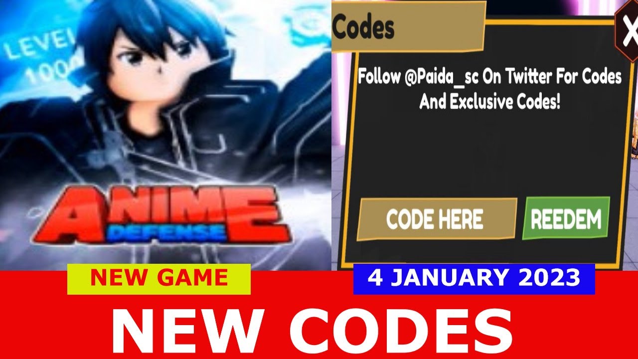 NEW CODES* [NEW] Anime Defense Simulator ROBLOX